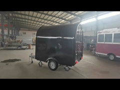 ভাল সমাপ্তি সঙ্গে বৃত্তাকার রঙ কাস্টমাইজড মোবাইল খাদ্য ট্রেলার