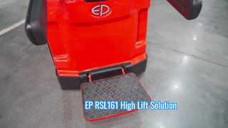 EP RSL161 1600kg ওয়াকি স্ট্যাকার ডেমো | উচ্চ উত্তোলন উপাদান হ্যান্ডলিং