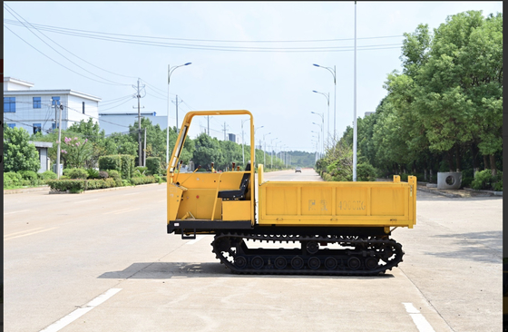 50HP ডিজেল কৃষি ক্রলার ডাম্পার 4000kg GF4000 ক্রলার টিপার ডাম্পার ট্রাক বিক্রয়