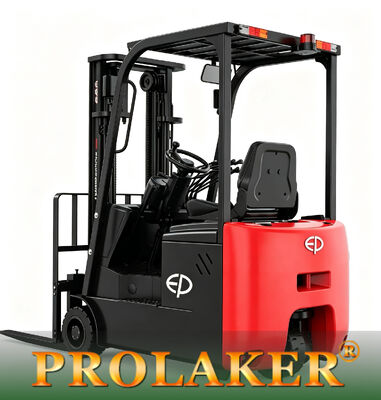 কমপ্যাক্ট 1.5 টন 3 চাকা বৈদ্যুতিক counterbalance ফোর্কলিফ্ট নিম্ন সিলিং পণ্য উত্তোলন ব্যবহার বিল্ট ইন লিথিয়াম আয়ন চার্জার সুযোগ চার্জিং ফোর্কলিফ্ট