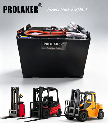 ProLaker ড্রপ-ইন লিড-অ্যাসিড প্রতিস্থাপন LiFePO4 ফর্কলিফ্ট ব্যাটারি 24V 48V 80V, 210Ah-880Ah কাস্টমাইজযোগ্য ইলেকট্রিক ফর্কলিফ্ট প্যালেট ট্রাক স্ট্যাকার ওয়্যারহাউস মেটেরিয়াল হ্যান্ডলিং এর জন্য স্মার্ট BMS সহ