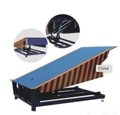 দক্ষ স্থিতিশীল হাইড্রোলিক ডক লেভেলার DCQY6-0.5 6000kg দৈর্ঘ্য 7m সিই অনুমোদিত