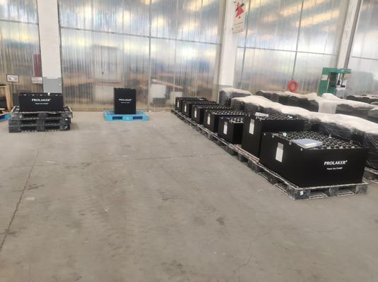 কাস্টমাইজড 48V 550Ah লিড এসিড ট্র্যাকশন ব্যাটারি হেলিকপ্টার ফর্কলিফ্টের জন্য সিই সার্টিফিকেশন সহ