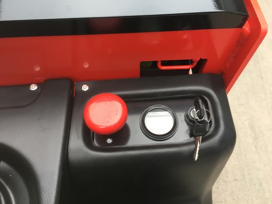 LAKER শ্রম সাশ্রয়ী 2 টন স্ট্যান্ড অন ইলেকট্রিক প্যালেট ট্রাক 210Ah বড় ক্ষমতা ব্যাটারি সঙ্গে