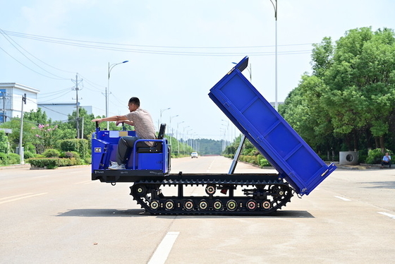 GF5000C 5 টন স্ব-লোডিং ক্ষমতা ক্রলার ডাম্পার ট্রাক তৈল পাম চাষের জন্য ব্যবহৃত