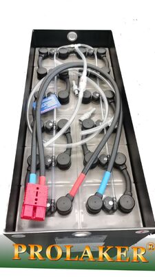 ইলেকট্রিক প্যালেট ট্রাকের জন্য কম রক্ষণাবেক্ষণ লিড এসিড ফর্কলিফ্ট ব্যাটারি 24V 280Ah